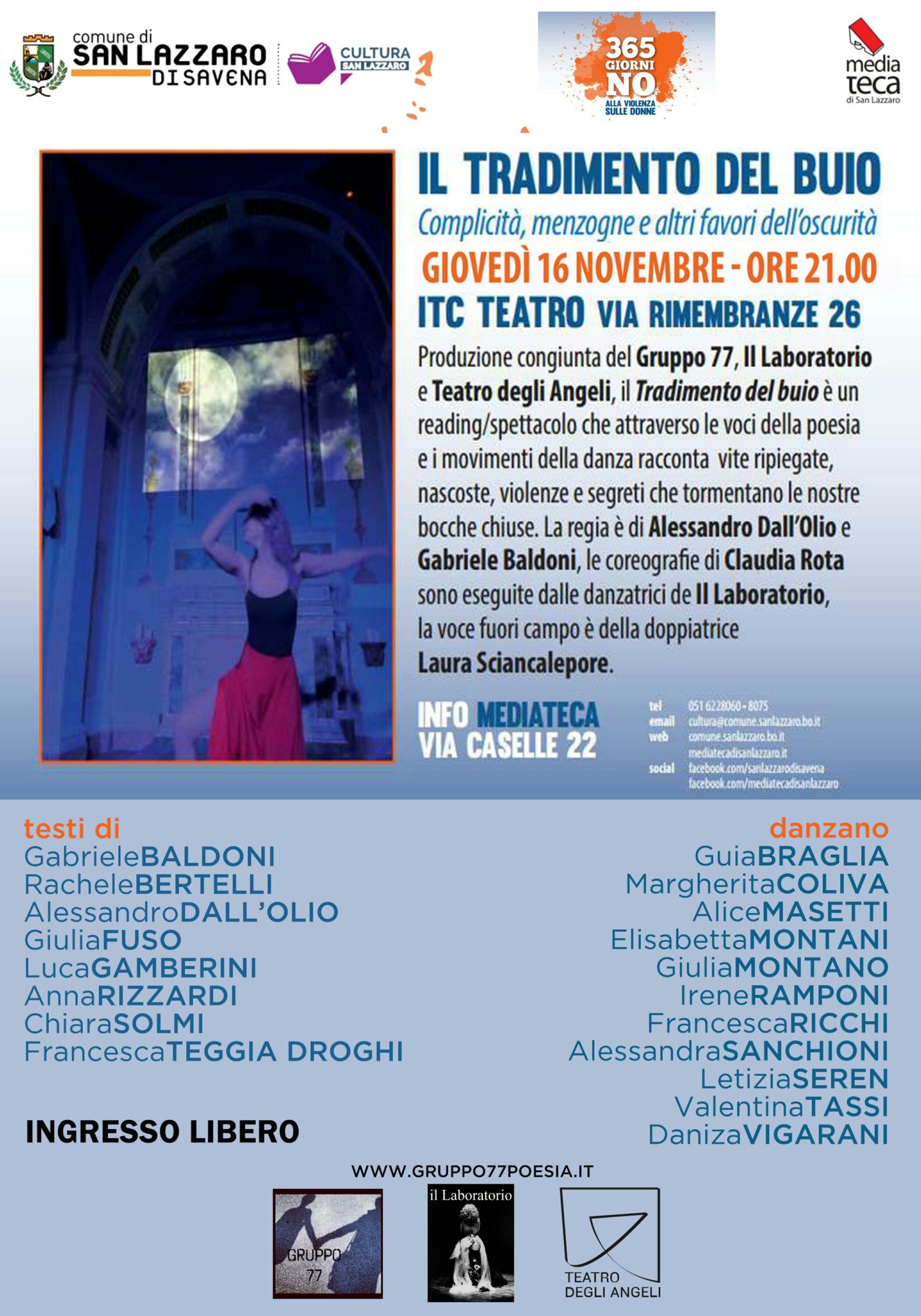 “Il tradimento del buio”, poesie contro le violenze 