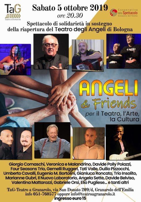 Angeli & Friends: una serata per sostenere il Teatro degli Angeli | L’Altrove