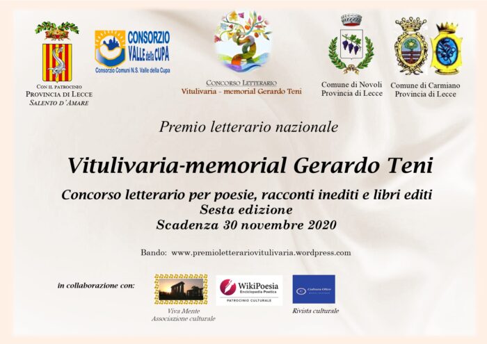 Premio letterario nazionale Vitulivaria | L’Altrove