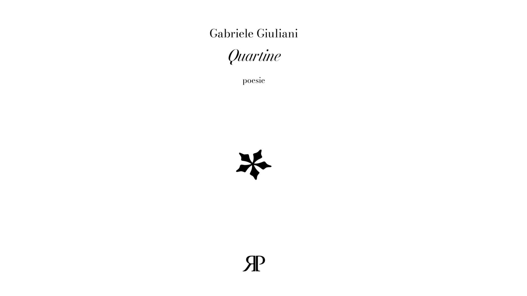 Recensione: “Quartine” di Gabriele Giuliani | L’Altrove